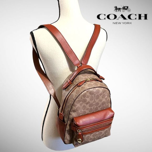 Coach Campus 23 Backpack in Tan Rust / Brass 32715 $395 - Picture 12 of 12